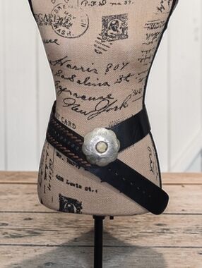 Black Morocco Belt - Women's Western Style